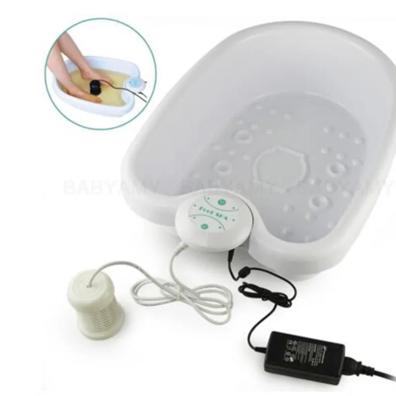 Detox Machine Foot Spa Machine Ion Cleanse Foot Spa Machine ionic detox foot spa with Plastic Basin
