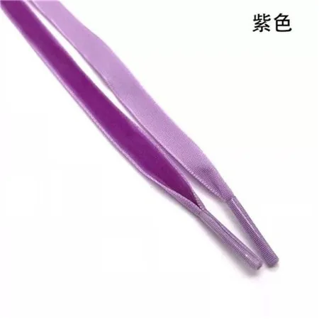 1 Pair Single-side Velvet Surface Shoelaces Width 1cm Length 80/100/120/160CM Red Black Sports Casual Shoes Laces