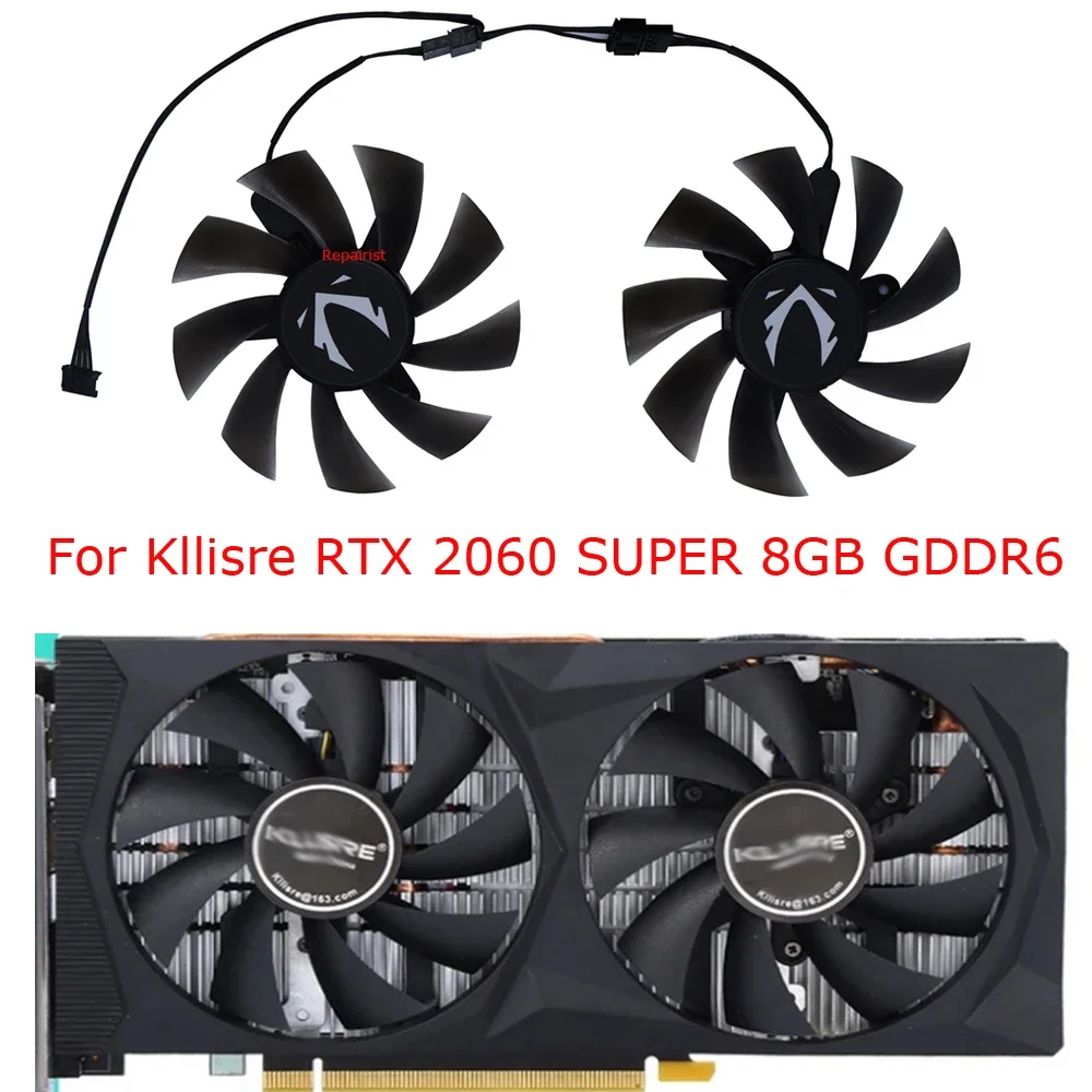 2 шт./комплект, флэш-охлаждение видеокарты, для Kllisre RTX 2060 SUPER 8 Гб GDDR6, для Kllisre RTX3080 RTX 3080 10 Гб GDDR6X