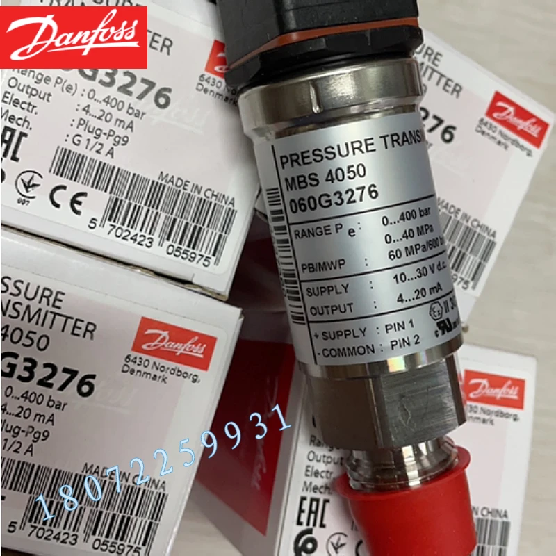 DANFOSS MBS33M-DC11-A9AB08-0 060G5856 DANFOSS PRESSURE TRANSMITTER ORDER