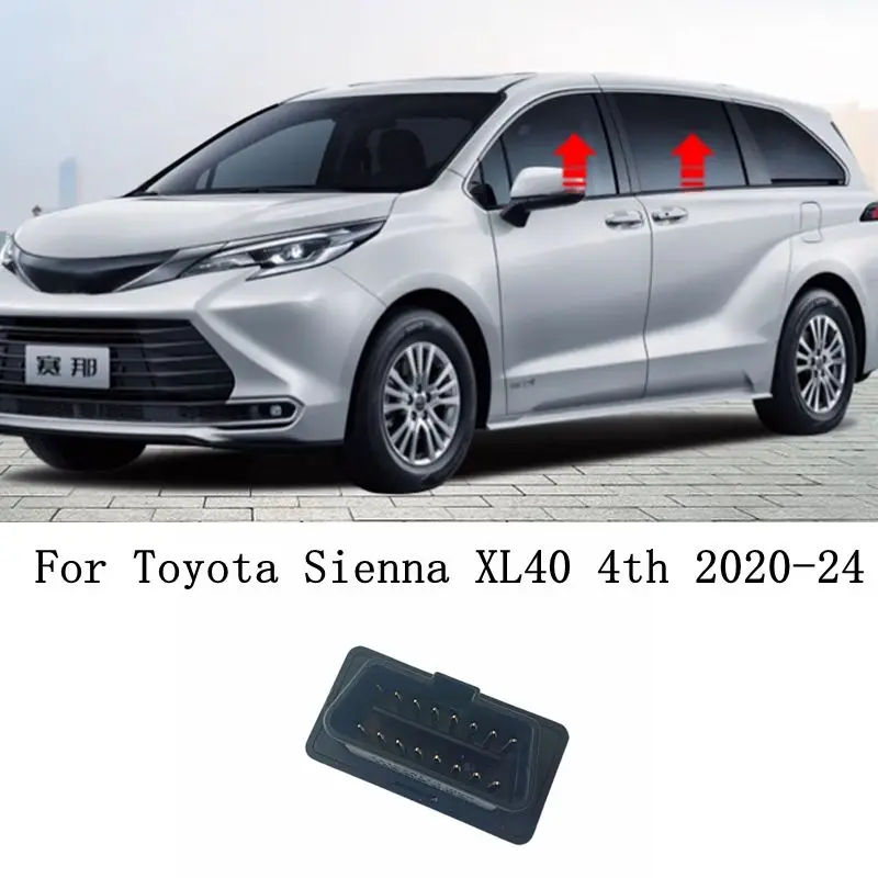 

For Toyota Sienna XL40 2020-2024 OBDII Car Auto Speed Lock Electric Window Lifter Power Window Closer Controller Device Module