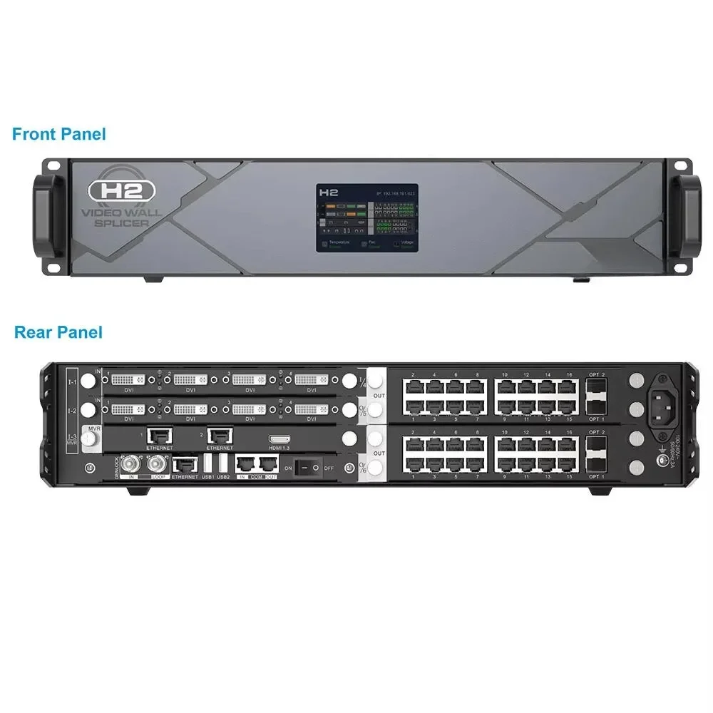 All-in-One 4K    HD LED Video Wall Controller H2 H5 H9 H15 Video Splicing Processor for LED Display Featuring IC
