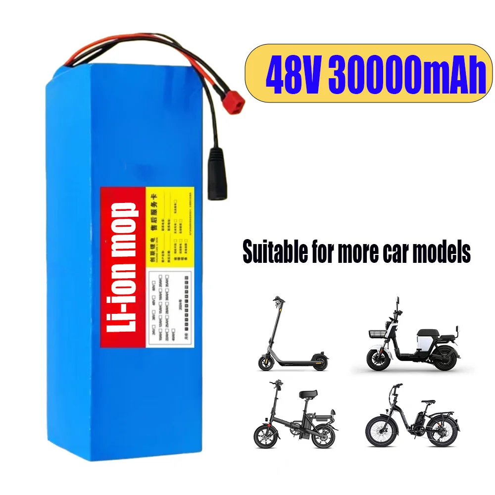 الأصلي الجديد خلية البطارية بطارية ليثيوم لوح حماية أكثر أمانا 48 فولت 30000 مللي أمبير 13S6P دراجة تخزين الطاقة عالي الأداء #3