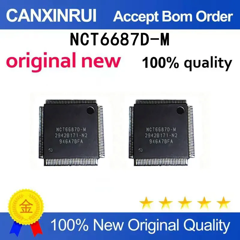 (5pcs-100pcs）Brand new original NCT6687D-M TQFP128 spot chip IC