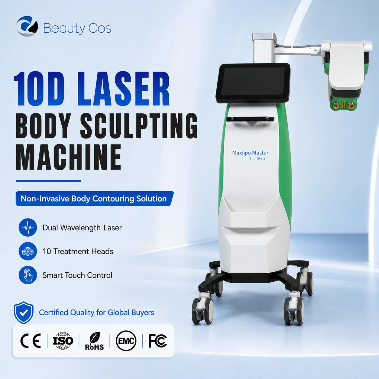10D laser 532nm green and red light fat reduction machine*9Q