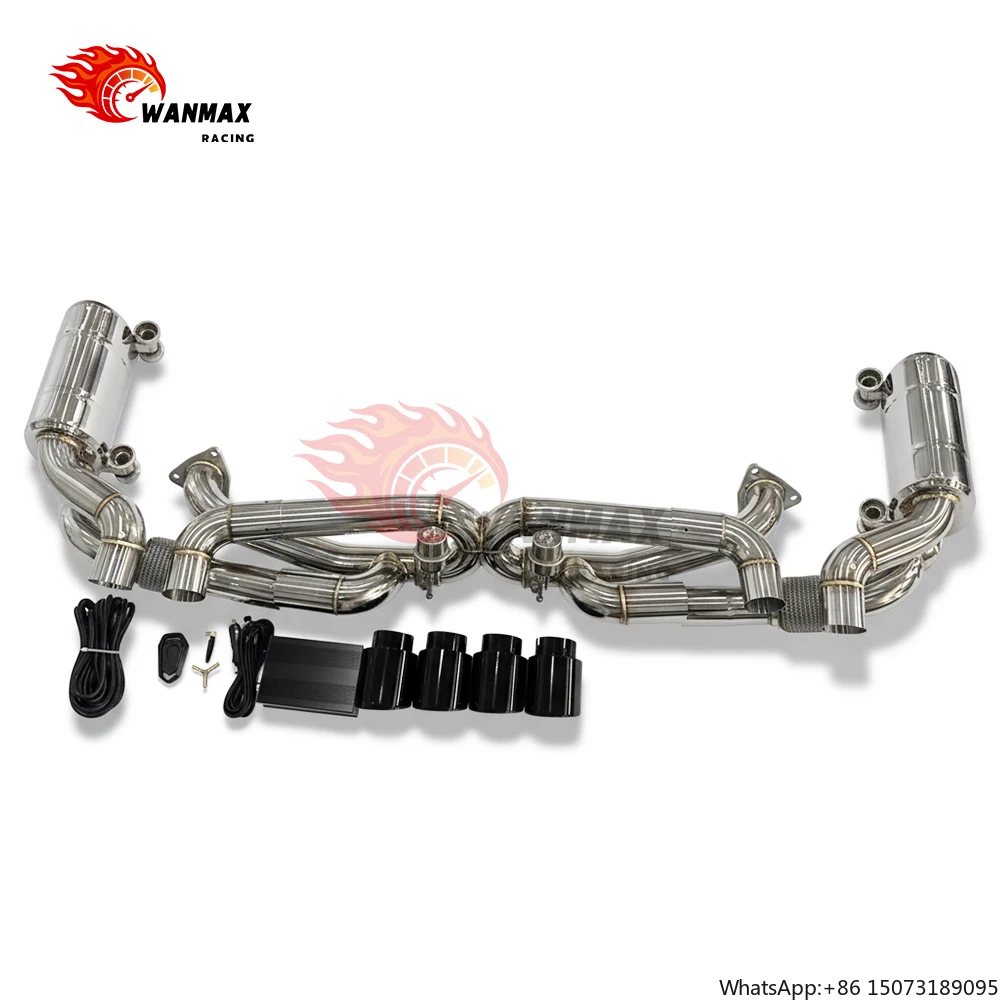 

Stainless Steel Material Performance Exhaust System for 991.1 With Valve Cat Back Exhaust Auto Modification