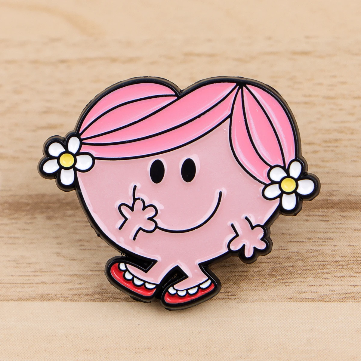

Cute Sunshine Girls Enamel Pin Children's Book Inspiration Brooch Lapel Pins Badge on Backpack Clothing Accessories Kids Gifts