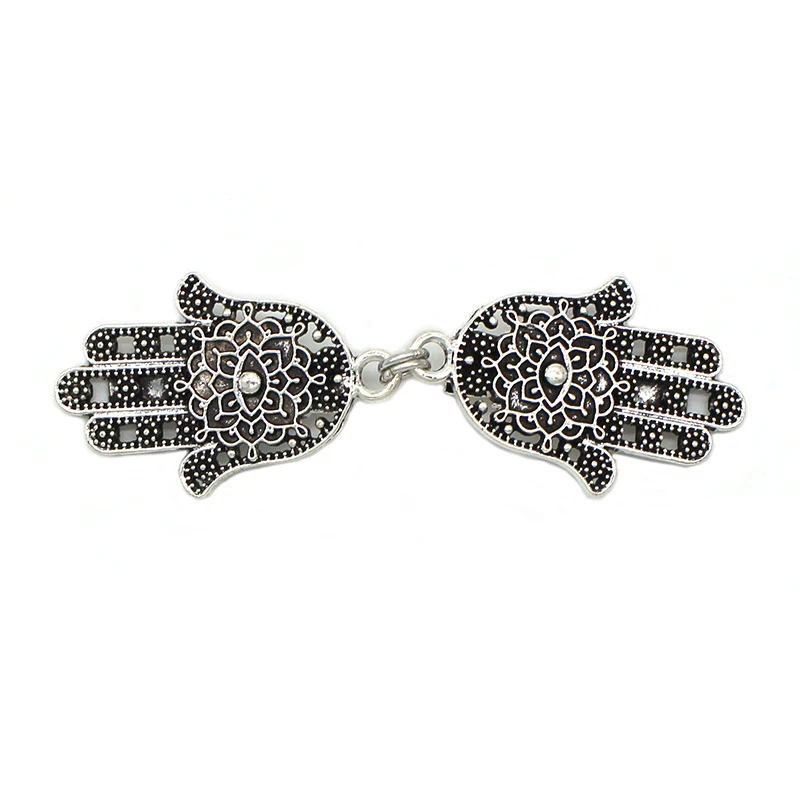 New Fashion Sweater Shawl Clip Pearl Silk Scarf Buckle Corsage Duck Clip Vintage Collar Chain Buckle Party Costume Accessories