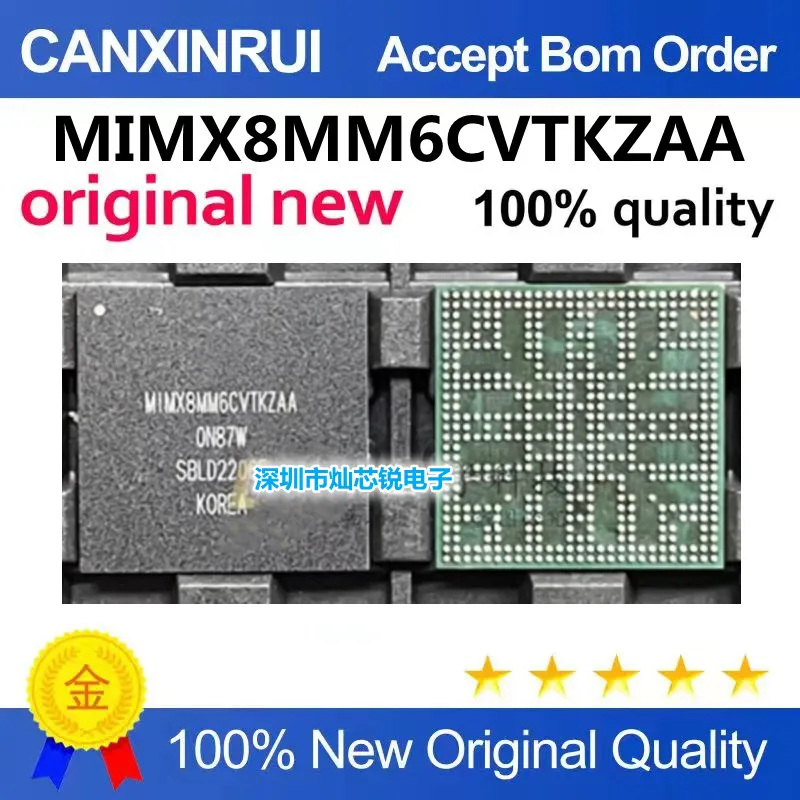 New original MIMX8MM6CVTKZAA embedded-microprocessor package BGA-486 BOM configuration list
