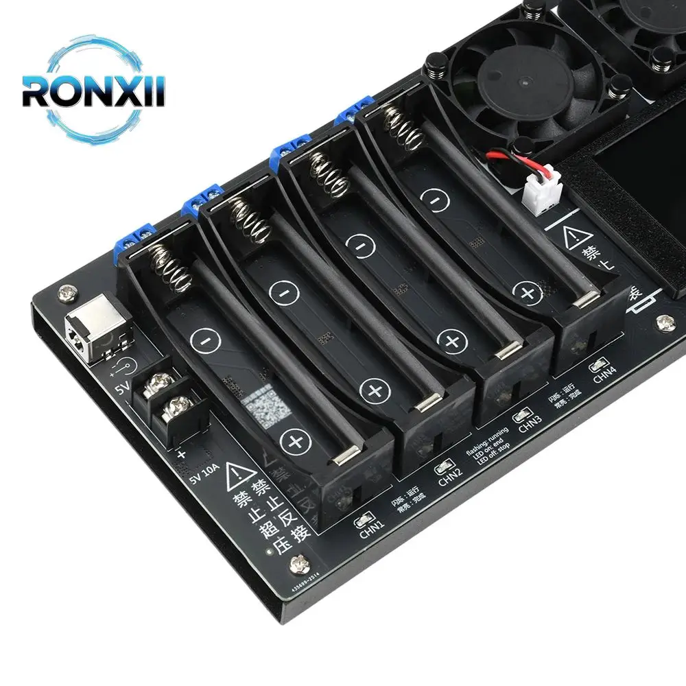 HOT Schermo a colori da 2,4 pollici Capacità della batteria 18650 a 8 canali Tester di resistenza interna Modulo di ricarica e scarica automatica