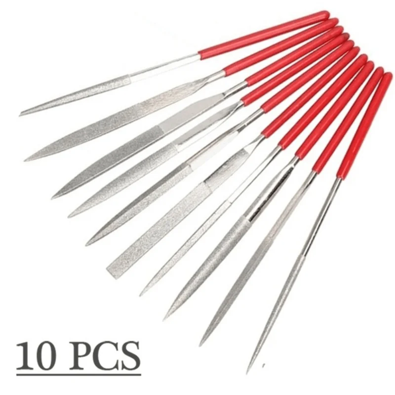 

10pcs Multipurpose Needle File Set Diamond Files Small Metal Sanding Hobby Wood File Needle 160mm Jewelry Polishing Carving File