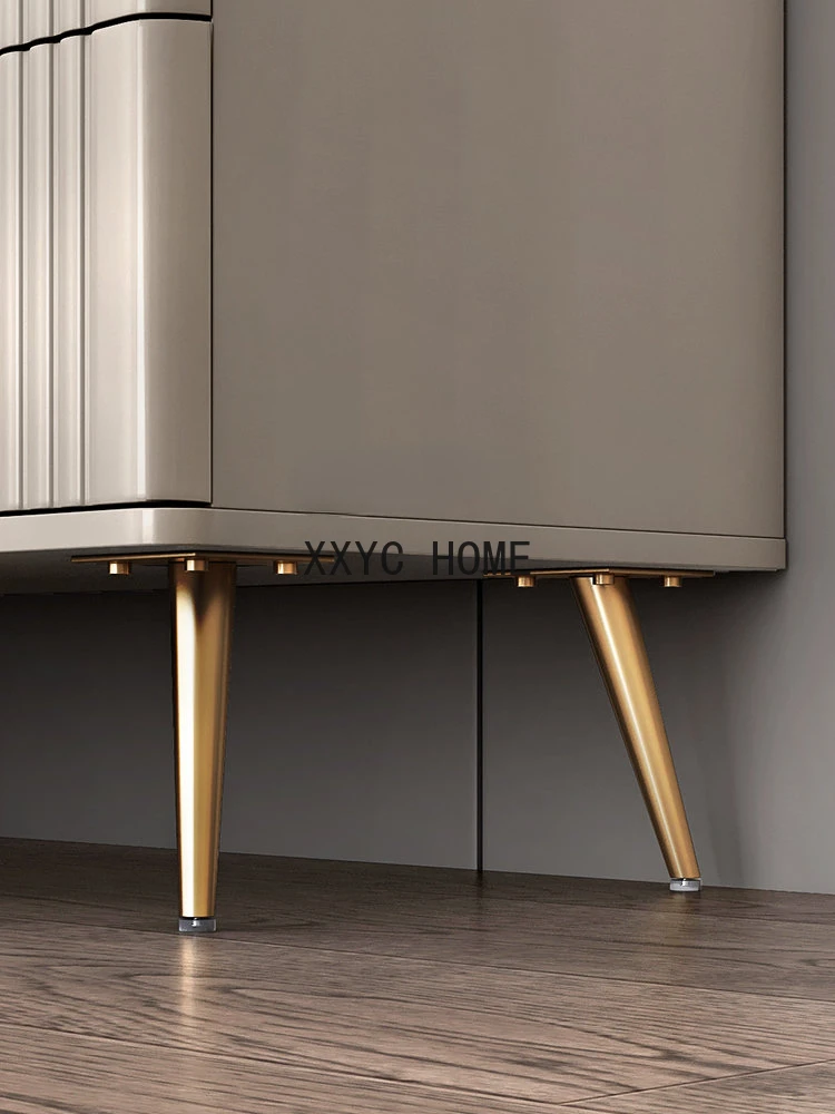 MELChest-Armoire de Rangement Nordic Light, Armoire Latérale de Salon, Armoire de Rangement Moderne Simple, Luxe