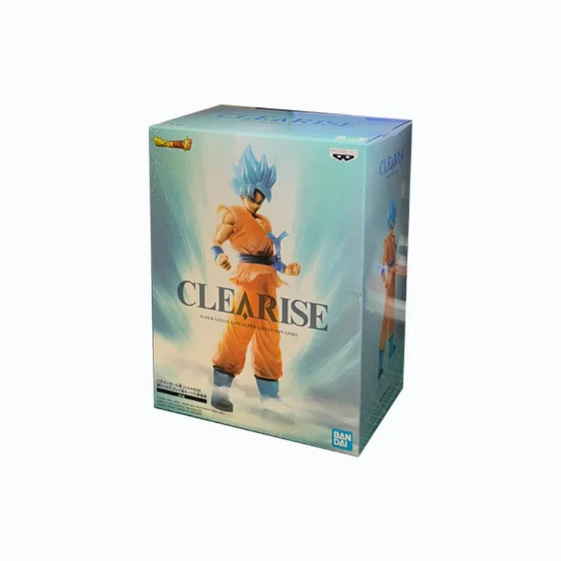 In stock Bandai Original Banpresto Anime Dragon Ball Z CLEARISE Super Saiyan Blue Son Goku Anime Action Figure  Model Toys gifts - view 6