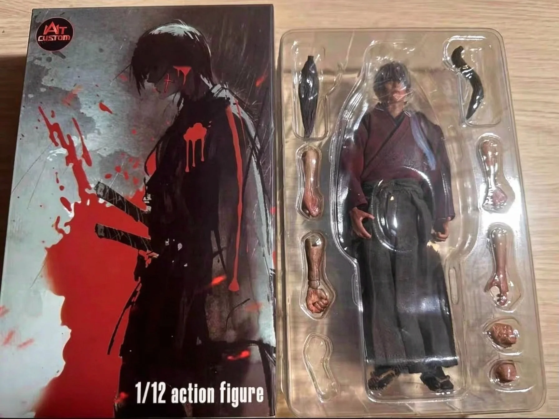 Treasure Chest Store Authentic Aton Custom Recommendation Collection Display Toy “Sword Heart/Battle Damage 6-Inch 1/12”