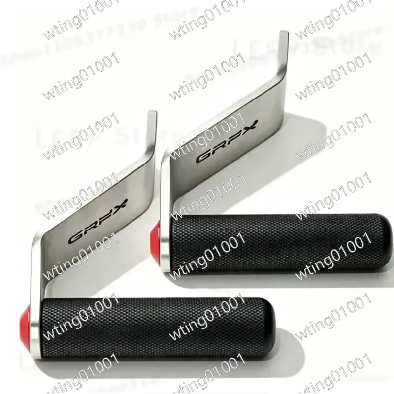 for GRPX L Shaped Cable Machine Handles Pair Single Hand Lat Pull Down Fitness Training Accessories for Gym