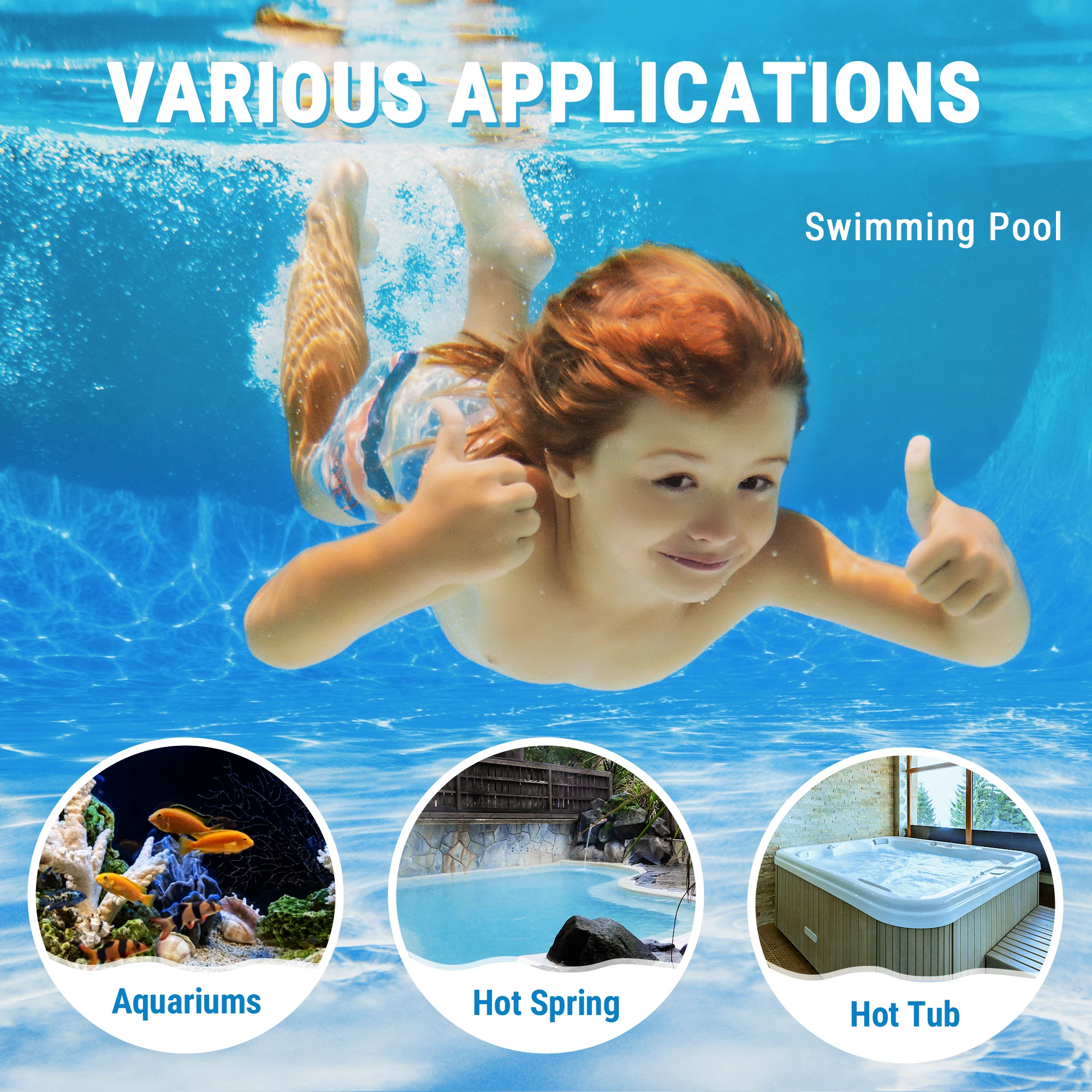 Household Digital Thermometer Hygrometer Factory Price Promotional Item Waterproof Pool Thermometer