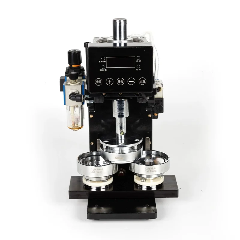 

Automatic Badge Machine Pneumatic Tinplate Badge Making Machine Badge Mold Included