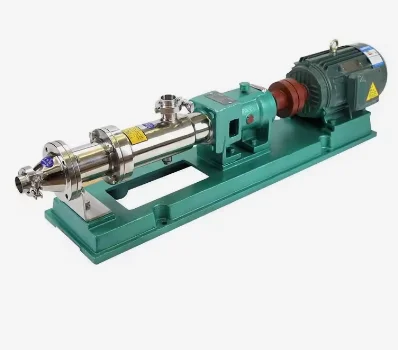 Hygienic stainless steel single-screw pump for high-viscosity milk food transportation, high-head beverage thick liquid pump