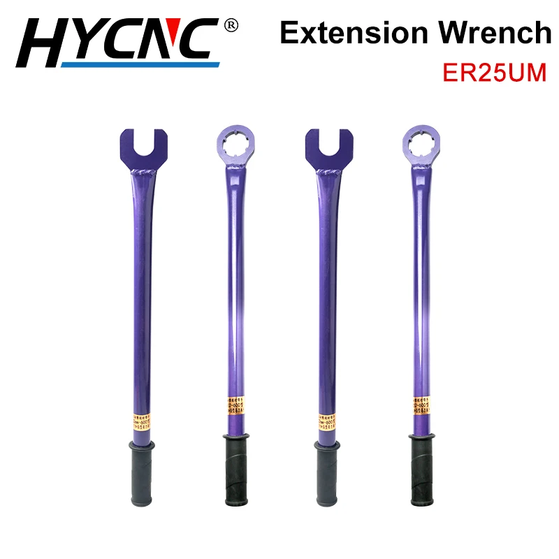 ER Chuck Nut Wrench ER25 Wrench Rubber Extension Handle For CNC Lathe Spindle Motor Milling Cutter Disassembly Tool