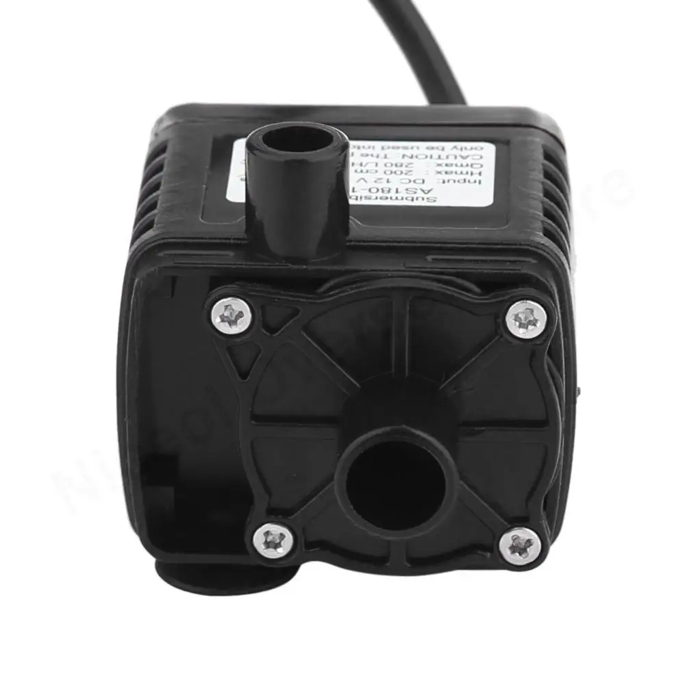 

Car Brushless Pump DC12V 350mA 280L/H Micro Pumps Waterproof Mini Submersible Water Pump Powerful for Pool Aquarium Fish Tank