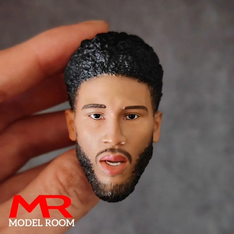 

1/6 Scale Basketball Player Head Sculpt Open Mouth Male Head Carving Model Fit 12'' Soldier Strong Action Figure Body Dolls