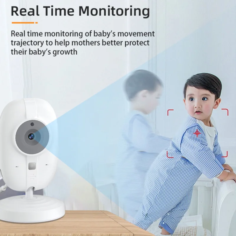 ABM600 Baby Monitor 3.5 Inch LCD Video Baby Monitor 2.4G Mother Kid Two-way Audio Babysitter Surveillance Camera Video Radio