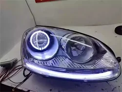 Car Angel eye Headlight Headlamp DRL Low High Beam for Volkswagen vw bora 16-18 Turn Signal