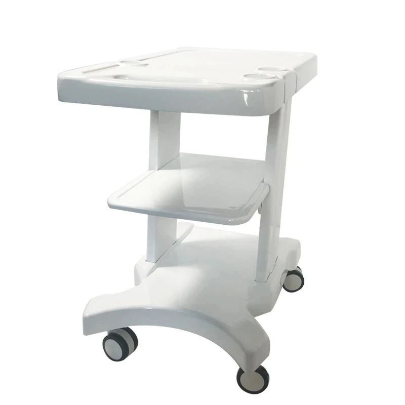 Portable Ultrasound Scanner Use Mobile Cart Trolley Stand with Probe Holder for Fetal Machine Scanner