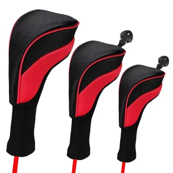 Golf club cover wood cover Golf club shaft fairway wood cover Golf club head protective cover Composite Fabric Breathable.