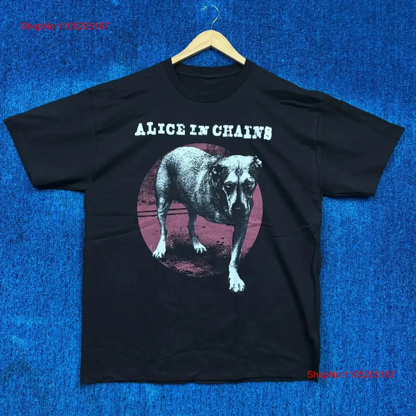 

Alice In Chains Self titled Album Tripod Dog Grunge T Shirt XL vintage Washed Stretched Casual designer clothes Versatile
