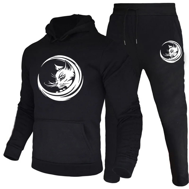

Men's Sweatshirt Suit Soft Pullover Sweatshirt Casual Sports Hundreds of Fashion New Comfortable High Quality Daily 2 Piece Set