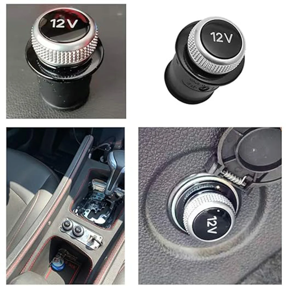 Cigarette Lighter Cover Chrome Plated Cigarette Lighter Plug For Audi A3 A4 A5 Q2 Q7 R8 8W0 919 311 12V A1 A6 A7 A8 Q3 Q5 Q7 TT