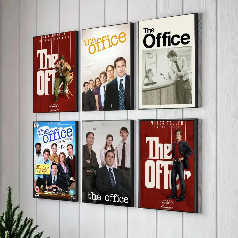 The O-Office Sitcom TV-Serie Poster-Kunst, selbstklebende Wanddekoration, wasserfest, für Zuhause, Wohnzimmer, Schlafzimmer, Bar, ästhetische Dekoration
