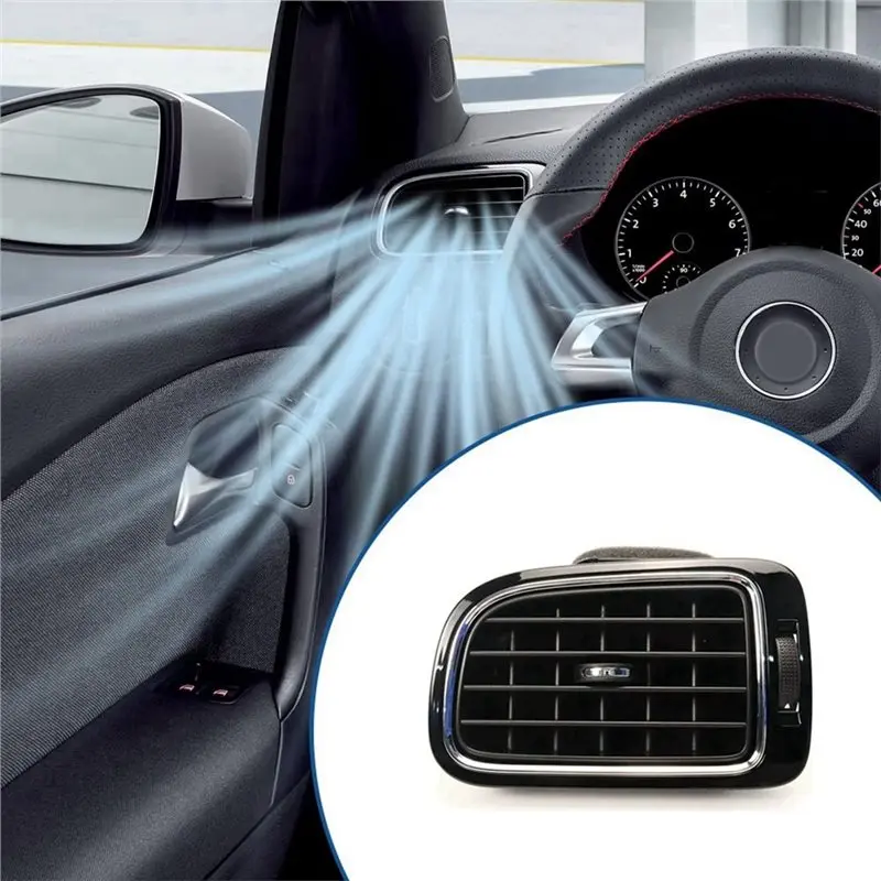 A03Z-Dashboard Air Vents In Glossy Black Finish For VW Polo 2014-2017- Part Numbers 6RD819703& 6RD819704