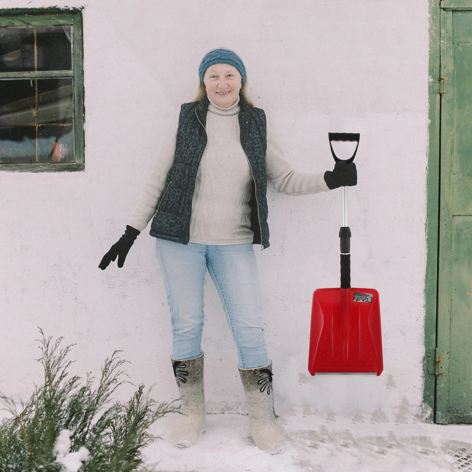 

1pc Snow Retractable Heavy Duty For Car Rv Off Road Outdoor Sand Shovel Winter Emergency Tool Mud Removal Portable