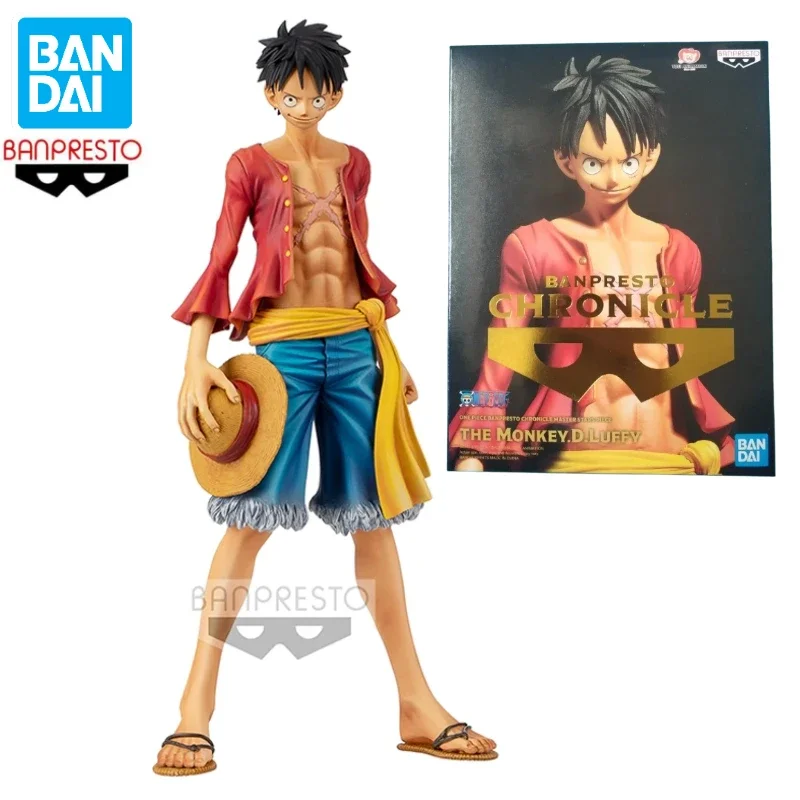 Original In Stock Bandai BANPRESTO Chronicle MSP One Piece Monkey D. Luffy Anime Action Figure Toy Gift Model Collection Hobby