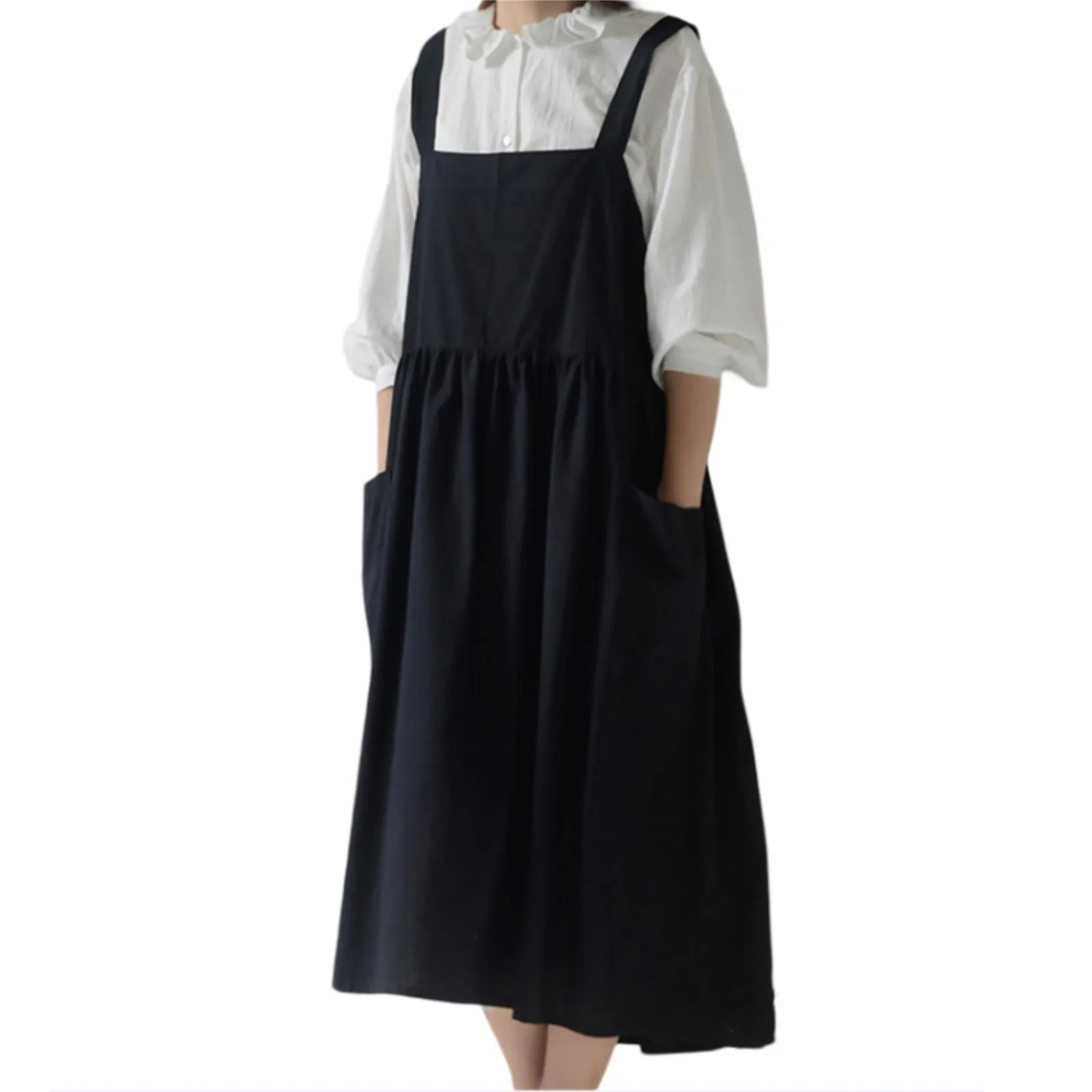 

Водонепроницаемый тканевый рабочий фартук для дома и сада, рабочий фартук с карманами, аксессуары для кухонных инструментов, домашние фартуки, холст