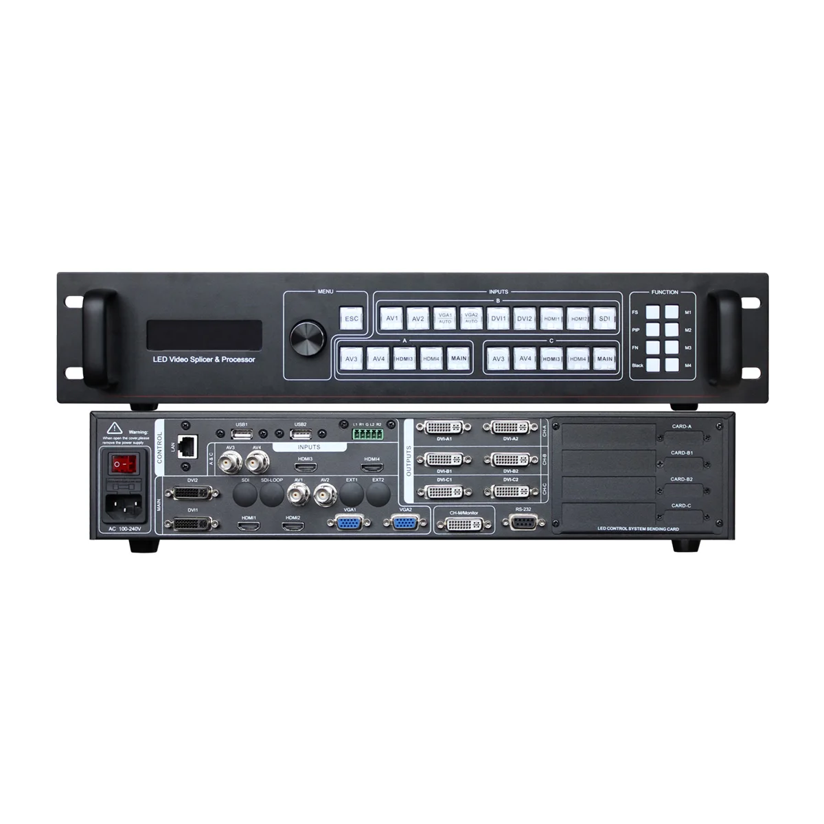 จอแสดงผลกลางแจ้งในร่ม LED สำหรับผนังวิดีโอ SC359โปรเซสเซอร์ spiicing หลายหน้าจอสำหรับผนังวิดีโอ