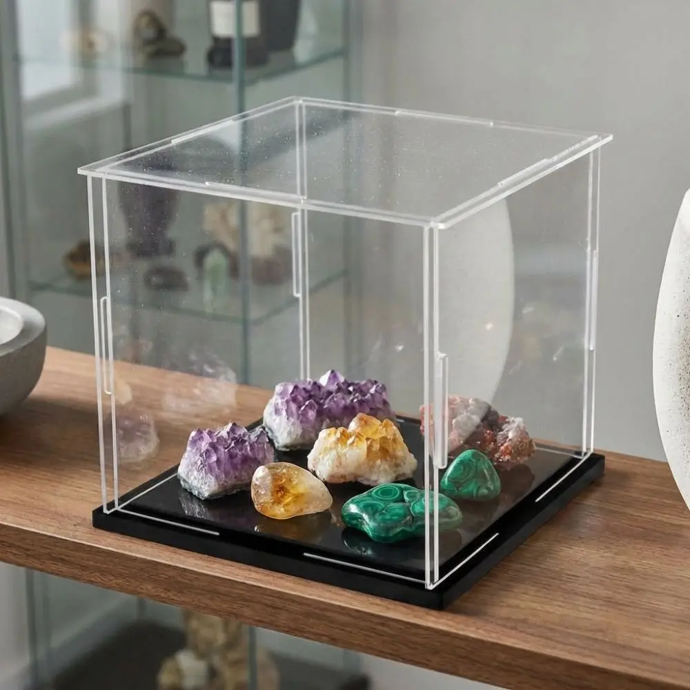 High Clarity Dust-proof Display Box Anti-Scratch Assemble Clear Display Case Pressure Resistant Sturdy Toys Dust Cover