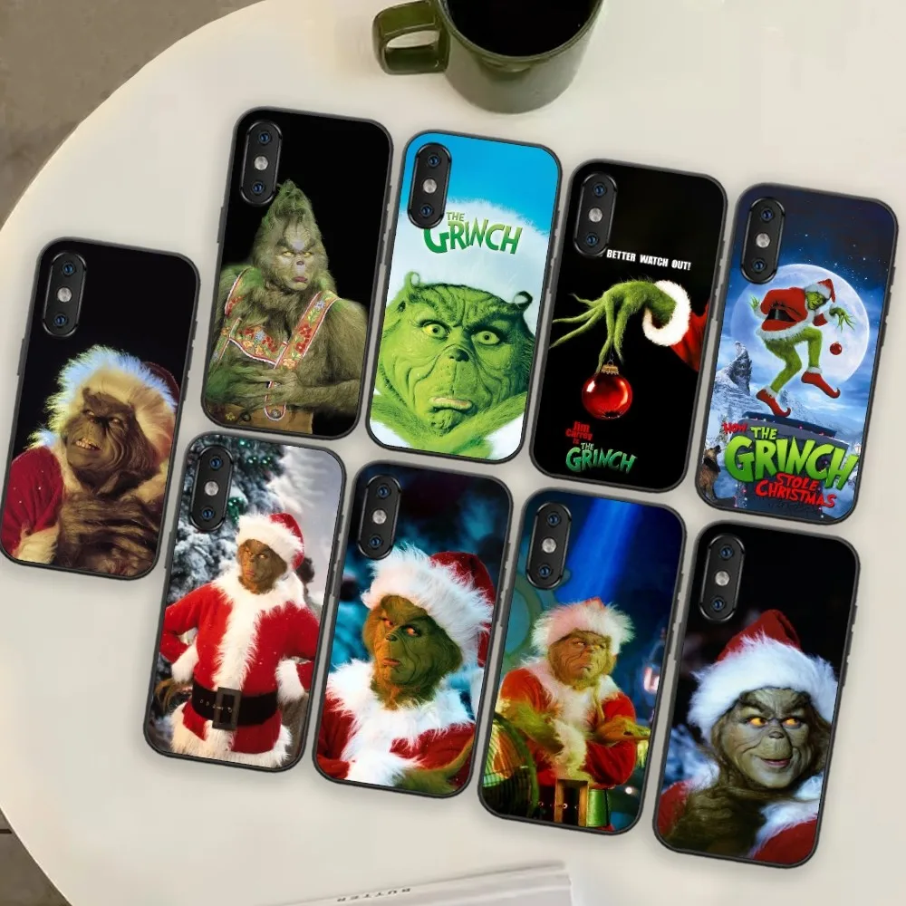 Чехол для телефона H-How T-The G-Grinch S-палантин C-Рождественская пленка для Xiaomi Redmi K40 pro 12S ULTRA pro 5G черный чехол
