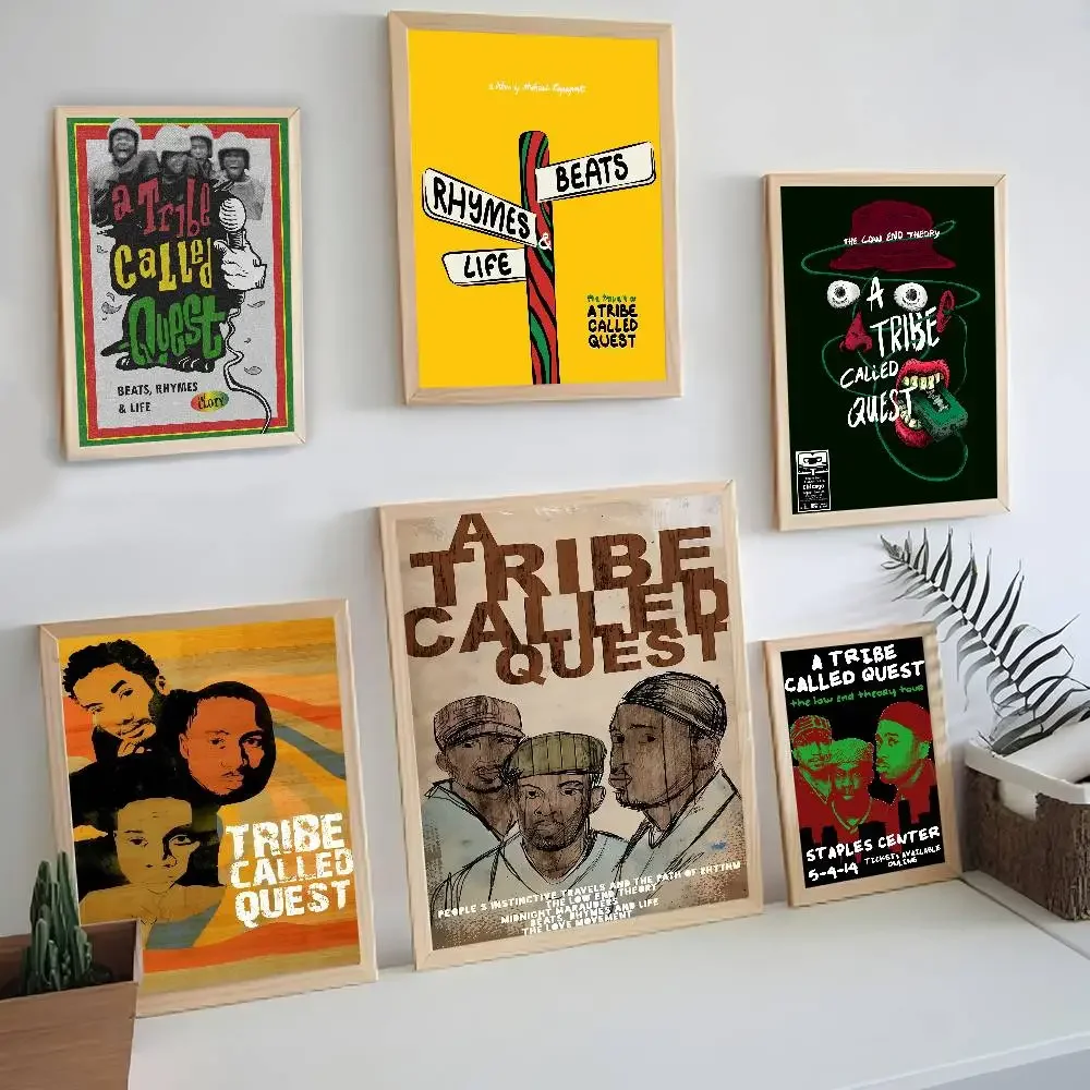 Hip Hop Band A Tribe Called Quest Classic Movie Posters Fancy Wall Sticker For Living Room Bar Decoration Room Wall Decor