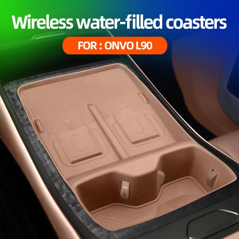 ل Ledao L90 شحن لاسلكي بطانة حماية من السيليكون غطاء كوب الماء ، التحكم المركزي ملحقات الديكور الداخلي تعديل #6