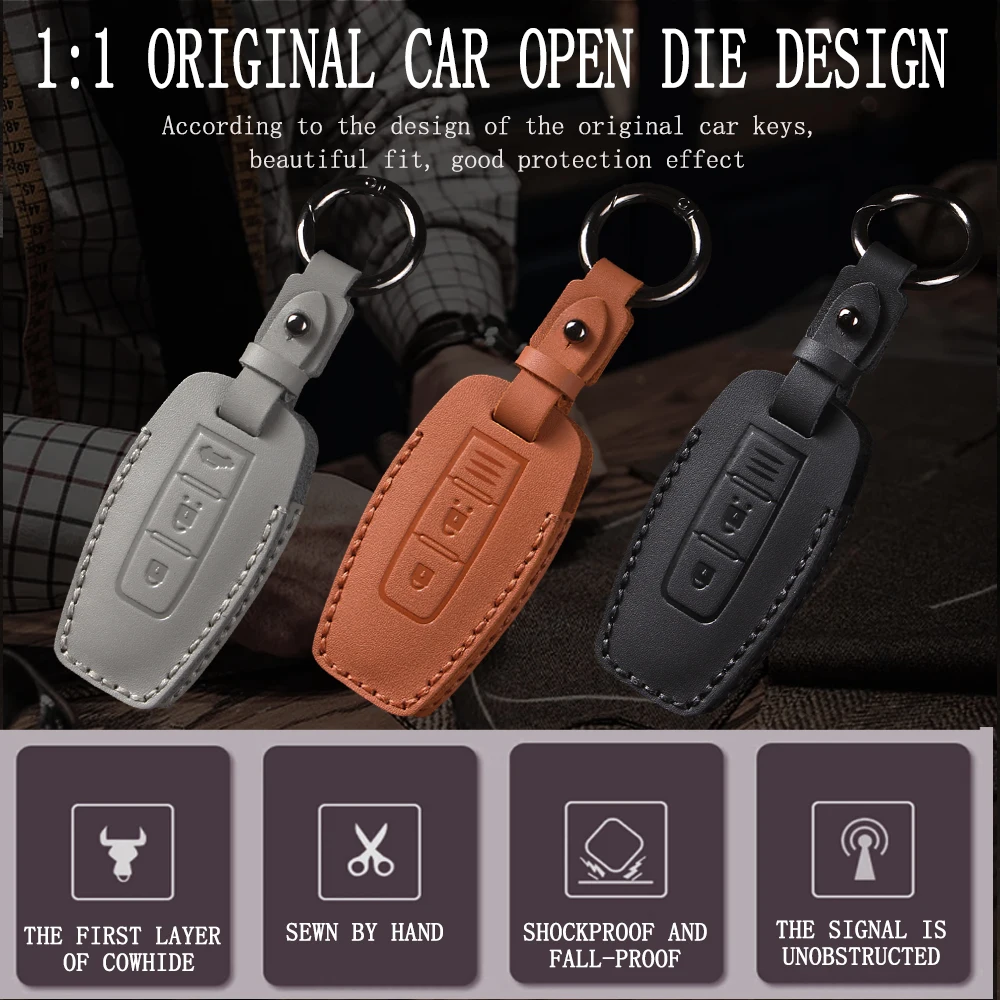 Car Key Case Cover Shell Fob For Mitsubishi Outlander 2022 2023 2024 Control Car Interior Accessories view 3
