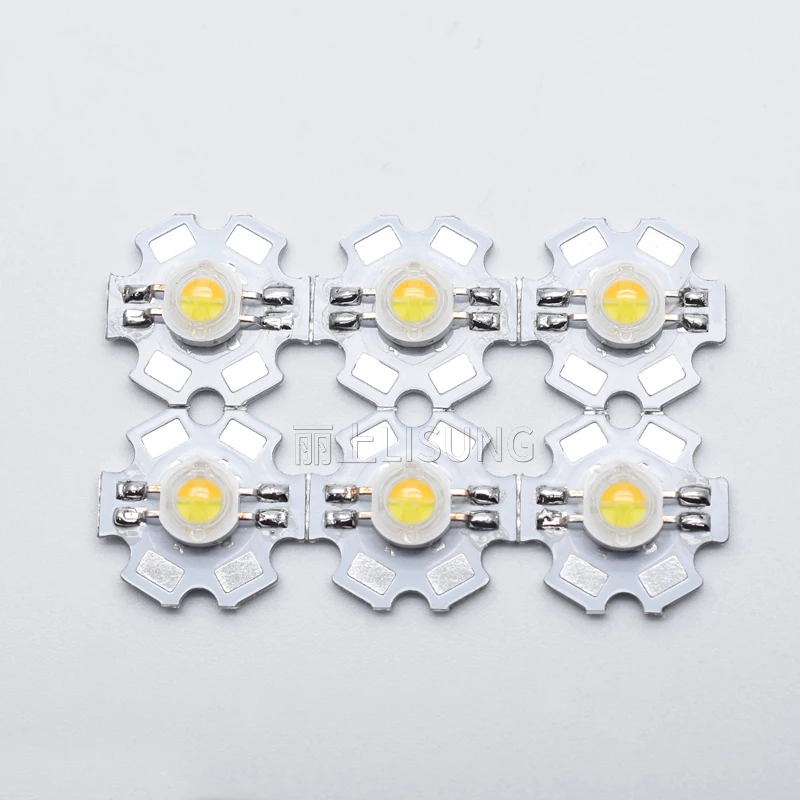 High Power 3W Star Led Bicolor Chip Yellow White Red Warm White Blue Two-color Lamp Beads Diode Car Light Source Lighting