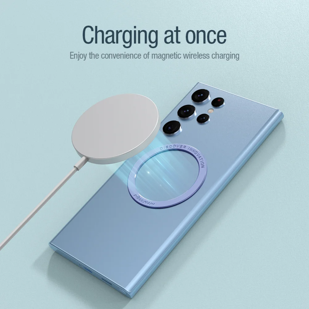 Magnetic Metal Plate Sticker Rings for Magsafe Wireless Charger Magnet Car Mobile Phone Holder for IPhone 14 13 12 Mini Pro Max