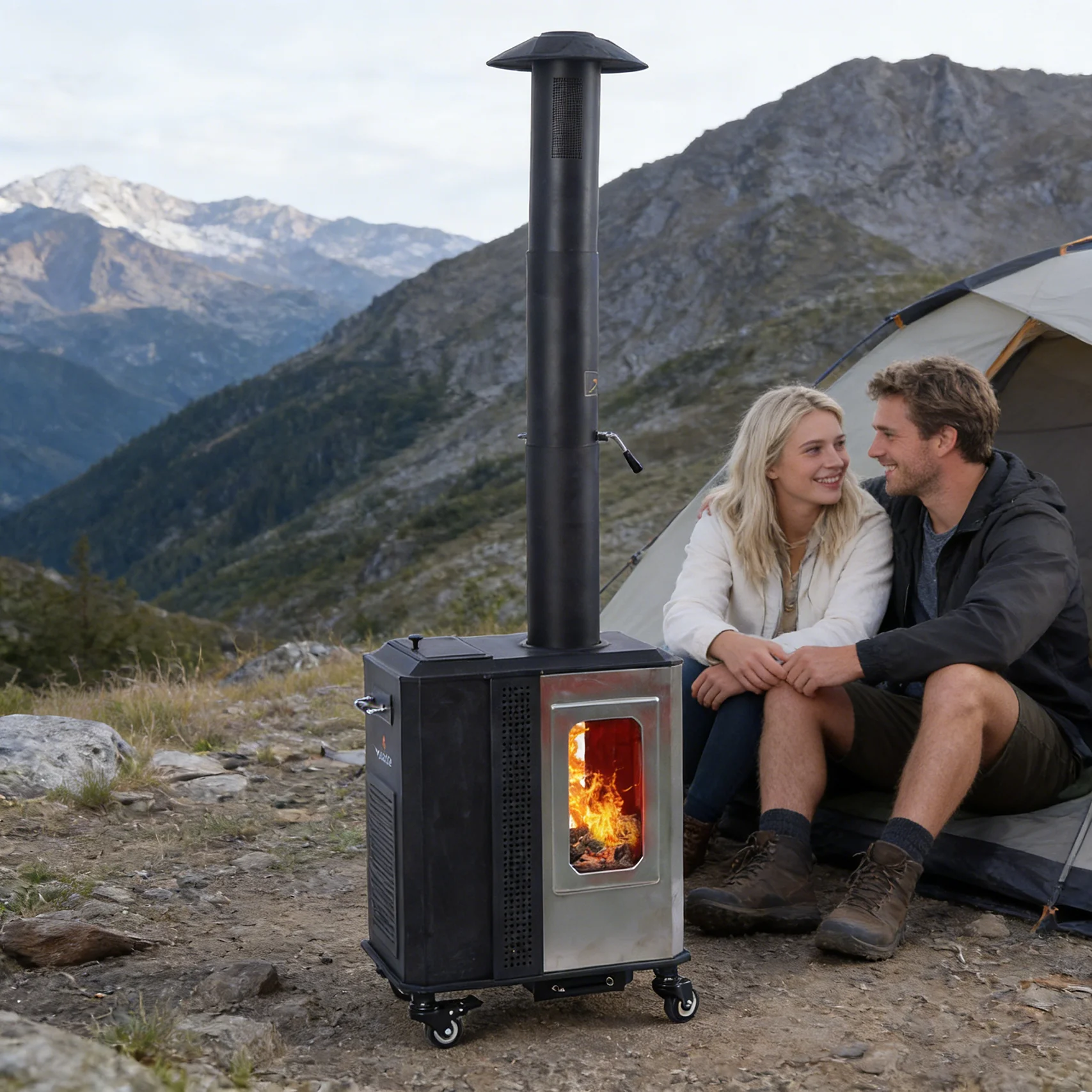 

New Arrival High Quality Pellet Heater Outdoor Stainless Steel Camping Pellet Heater Portable for Sale