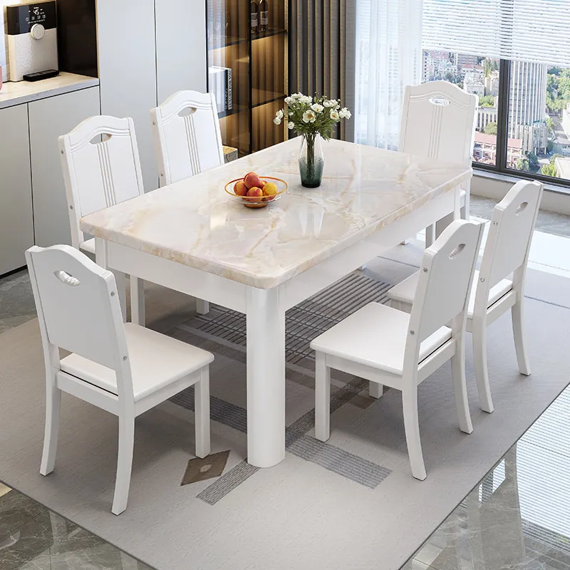 Mesa de Comedor Moderna Nórdica, Mesa de Estudio, Mesa de Salón, Mesa de Café de Diseño, Mesa de Comedor para Restaurante, Mesas de Comedor para el Hogar