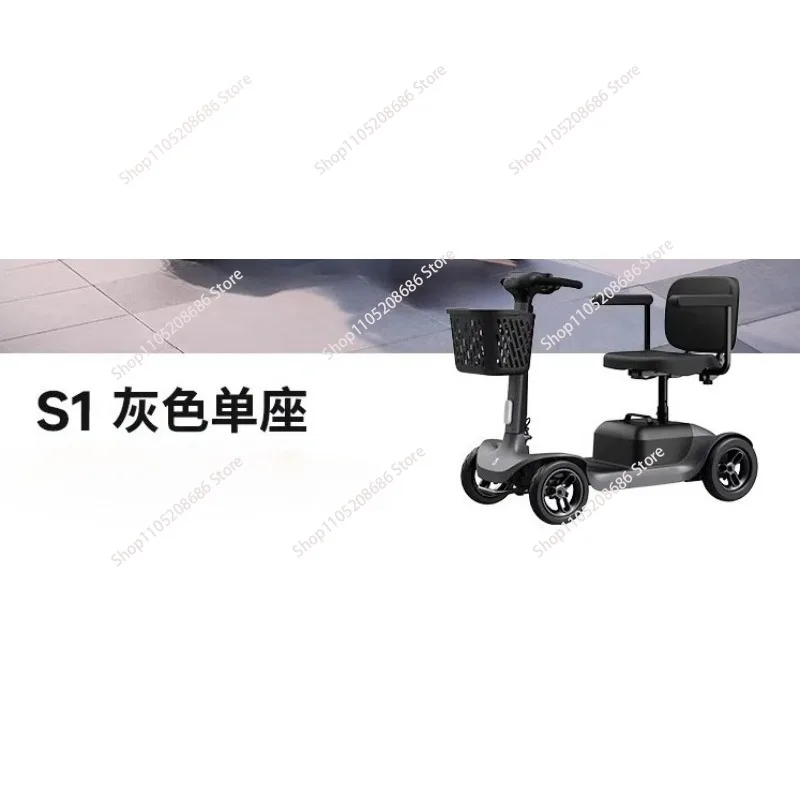 10 Inch Mobility Scooter for Seniors Foldable Lightweight 250W Electric Scooter Disabled with a Range of 40km