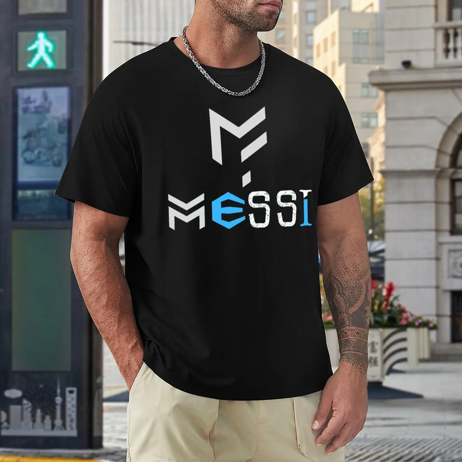 CELEBRAÇÃO-T-shirt fitness para homens, leão, Andrés, Messi, Argentina, No 10, GOAT, Caricatura 84, alta qualidade, Premium Move, tamanho EUA