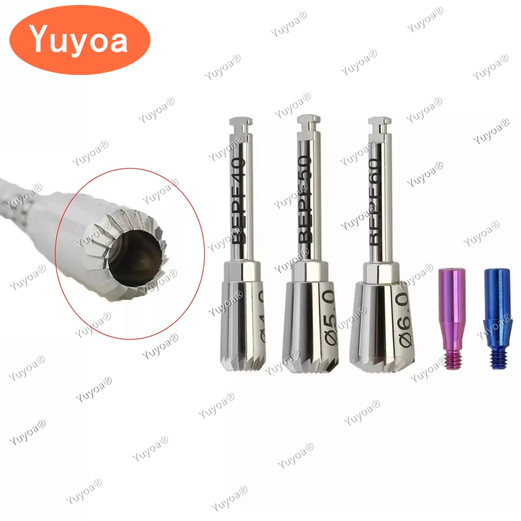 Dental TS Bone Profiler with Guide Screw Fixture Bone Remove Prosthetic Kit ASsit Protruding Bones Removal Implant Tissue Punch
